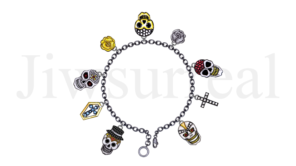 ของขวัญแฮนเมดสั่งทำกำไลข้อมือดีไซน์ศิลปะ