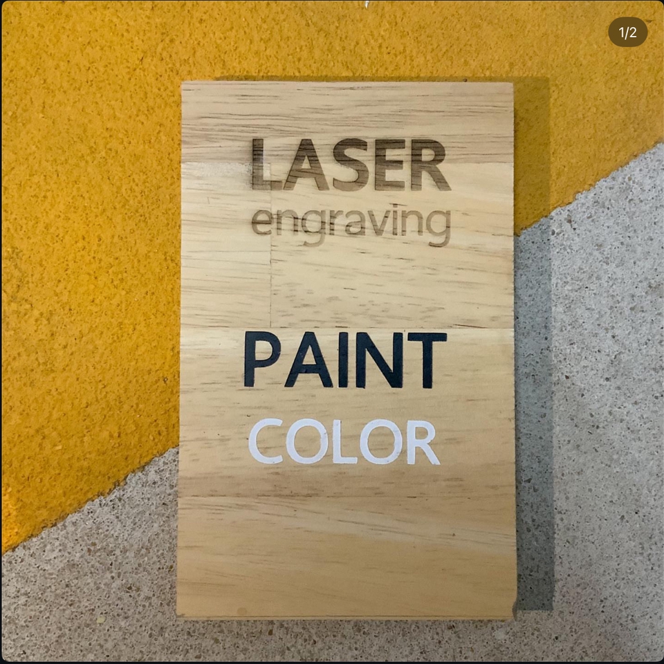 ผลิตป้าย - รับทำป้ายไม้ ทั้งแบบ paint และ laser - 4