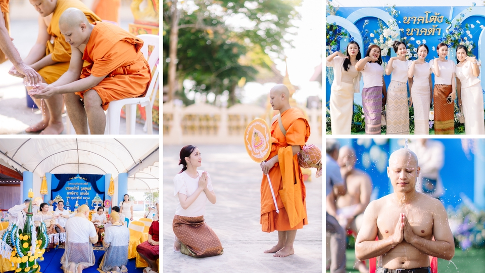 รับถ่ายภาพงานพิธีสงฆ์ ช่างภาพงานบุญ ถ่ายภาพพิธีกรรมไทย
