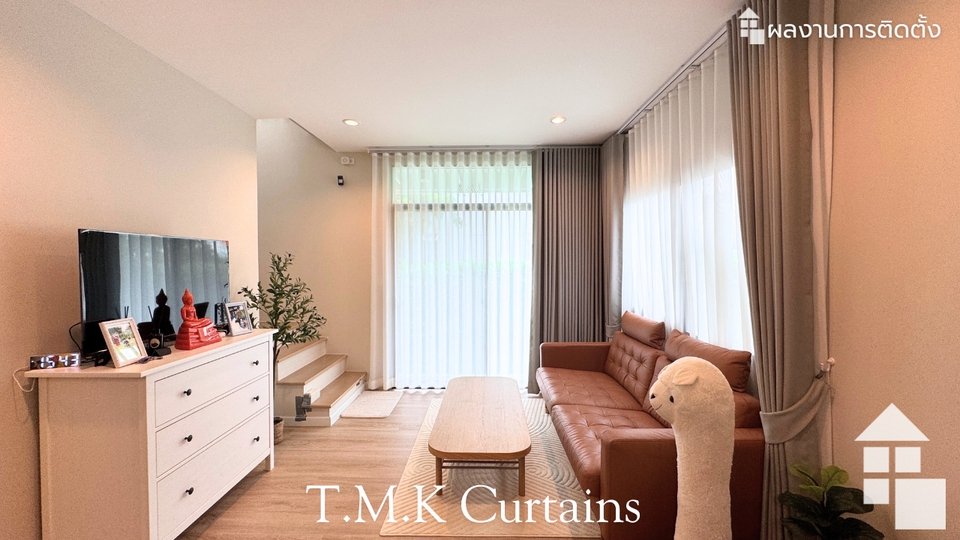 ม่านลอนรางเทปสีเทา
ห้องนั่งเล่น ม่านลอน
ม่านสีเทาห้องนั่งเล่น
หน้างาน ฮาบิเทีย