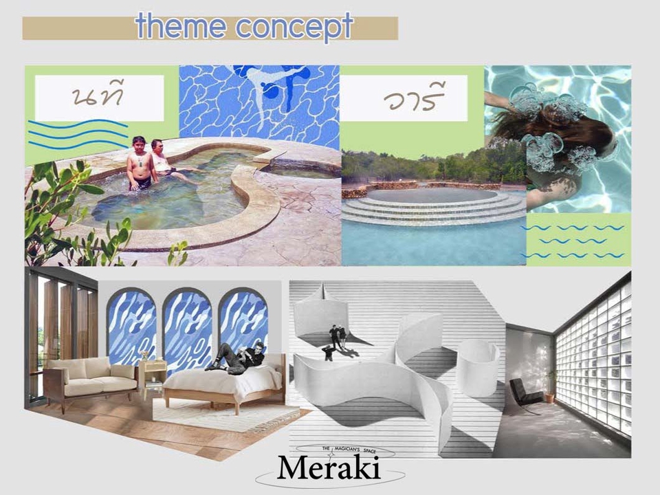 รับทำภาพcollage ภาพนำเสนอคอนเซปงานออกแบบ สถาปัตย์อินทีเรีย