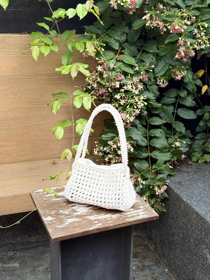 อื่นๆ - รับถักกระเป๋าตามภาพ เลือกสี/ขนาดที่ต้องการได้ (Handmade bag) - 4