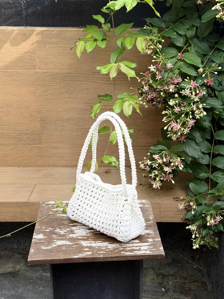 อื่นๆ - รับถักกระเป๋าตามภาพ เลือกสี/ขนาดที่ต้องการได้ (Handmade bag) - 3