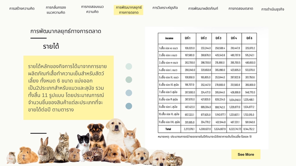 รับทำPresentation แผนธุรกิจ  รายได้ บริการทำPresentation