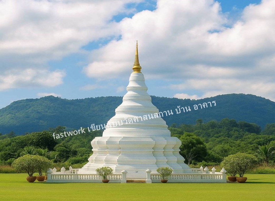 เขียนแบบวิศวกรรมและออกแบบโครงสร้าง - เขียนแบบวัดและออกแบบวัดและศาสนสถานต่างๆโบสถ์ วิหาร บ้านและอาคาร แบบ2Dและ3Dถอดแบบ ประมาณราคาBOQ - 3