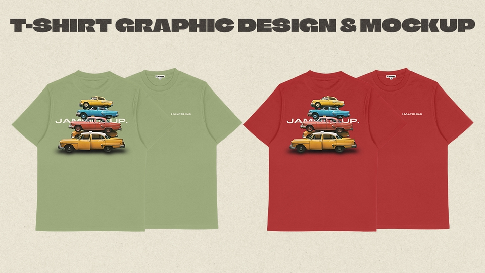 รับสกรีนเสื้อยืดลายรถคลาสสิค