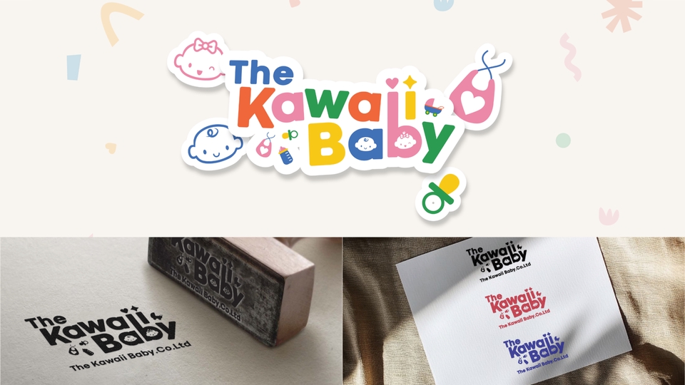 รับออกแบบโลโก้ "The Kawaii Baby" ออกแบบโลโก้ร้านค้า โลโก้สินค้า