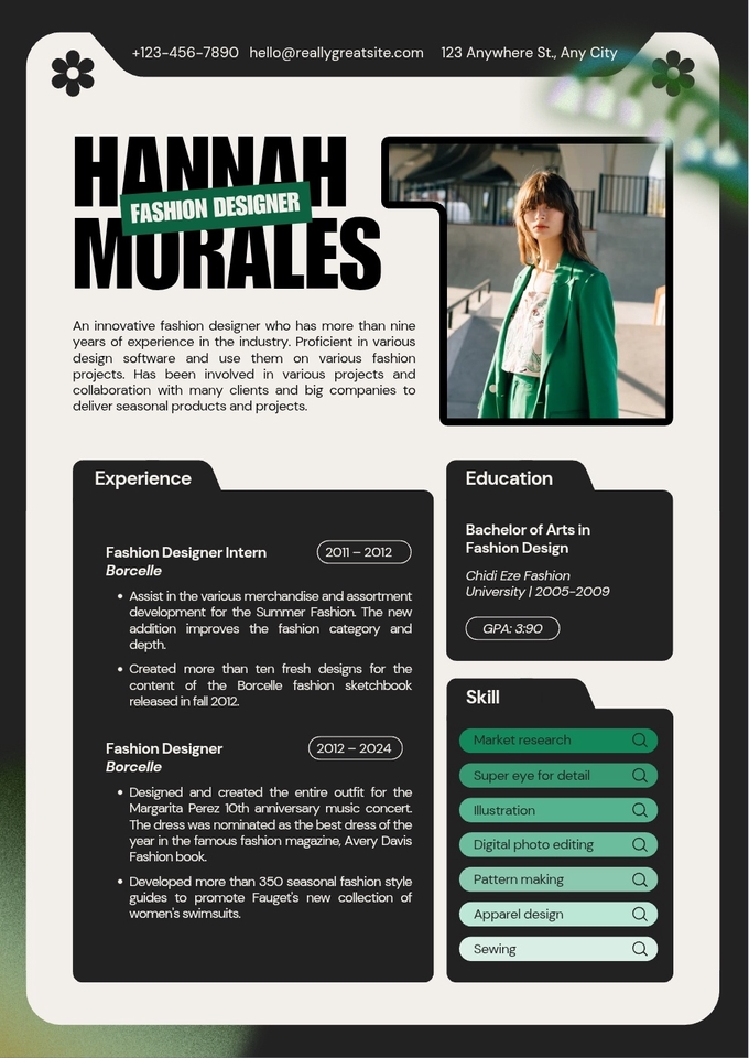 Portfolio & Resume - บริการออกแบบเรซูเม่สมัครงาน - 11