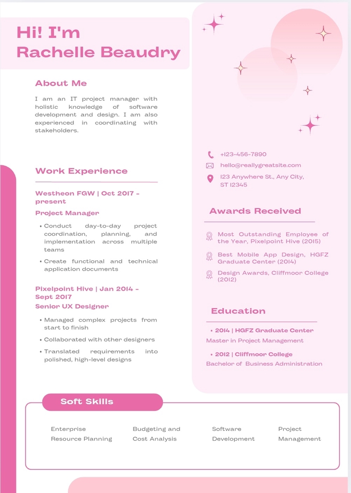 Portfolio & Resume - บริการออกแบบเรซูเม่สมัครงาน - 13