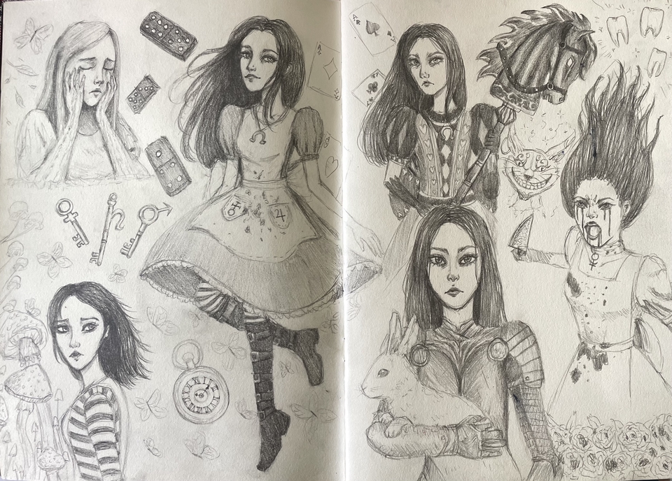 วาดภาพประกอบนิทานแอลลิซในแดนมหัศจรรย์