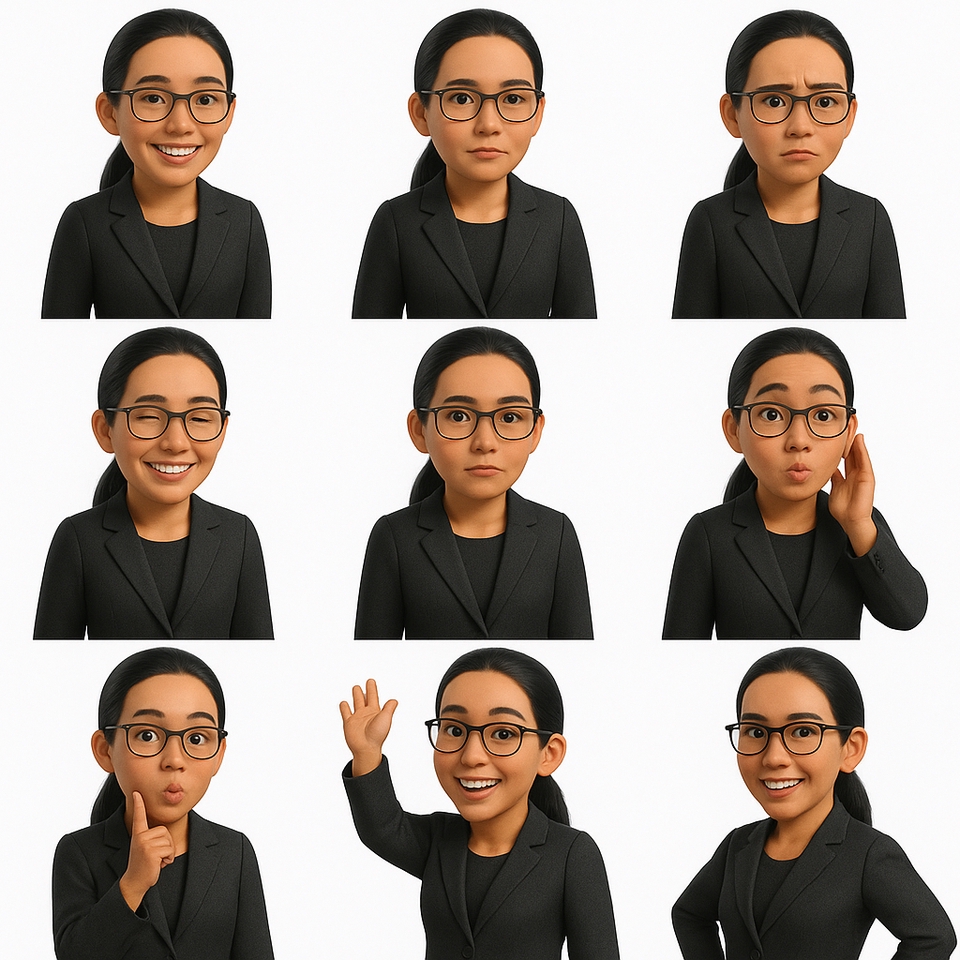 ออกแบบสติ๊กเกอร์ไลน์ภาพเหมือน ตัวละครเสมือนจริง สติ๊กเกอร์ไลน์น่ารัก