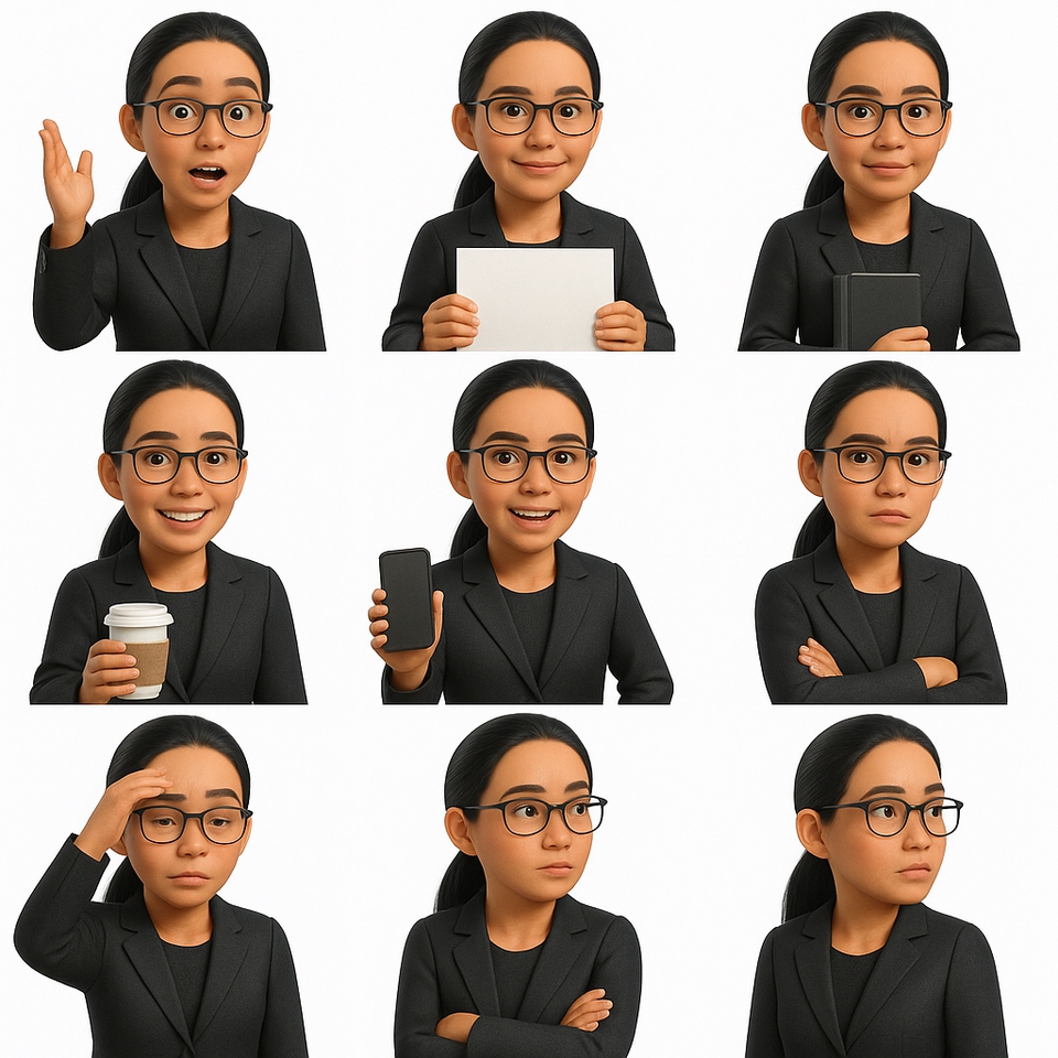 ออกแบบสติ๊กเกอร์ไลน์ภาพเหมือน ตัวละครเสมือนจริง