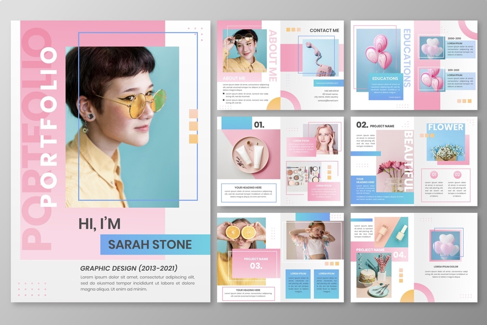 รับทำ portfolio เรซูเม่สวยๆ สำหรับสมัครงานและเข้ามหาวิทยาลัย พร้อมการออกแบบ company profile resume