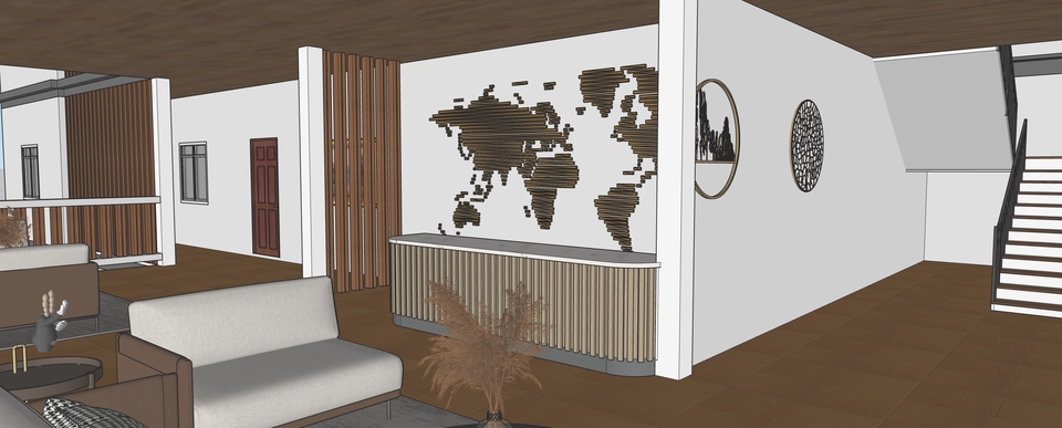 ออกแบบperspectiveโมเดลบ้าน3มิติรับเขียนแบบ3Dราคาถูก
