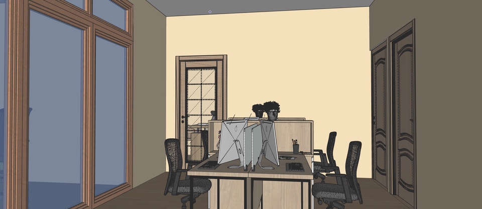 ออกแบบPerspective 3Dโมเดลบ้านและร้านค้า ราคาถูก