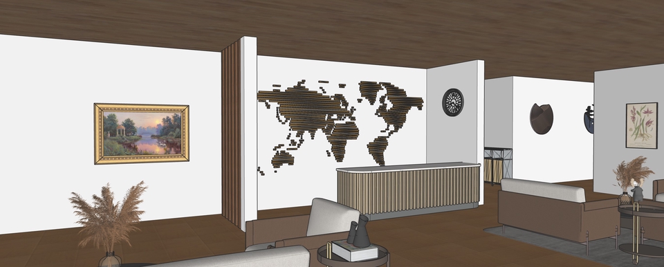 ออกแบบperspectiveโมเดลบ้าน3มิติ รับเรนเดอร์ภาพ3Dสวย