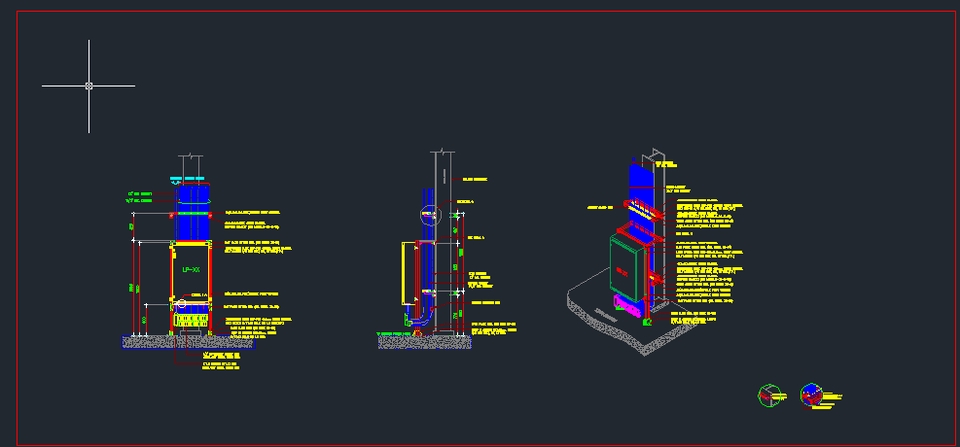 แบบรายละเอียดของการติดตั้งตู้LPไฟฟ้า
