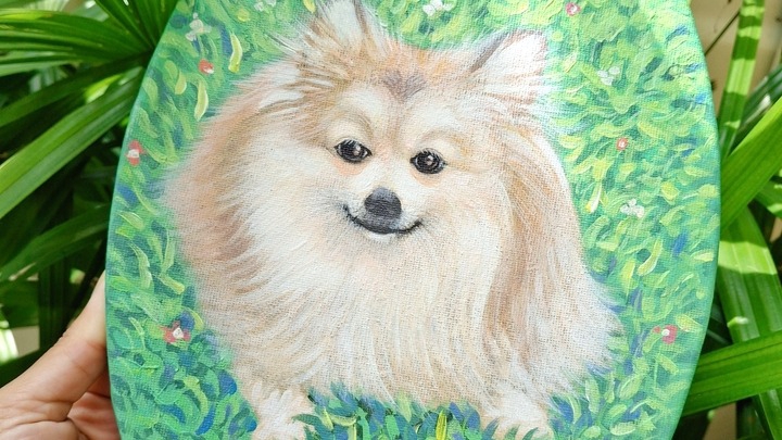 รับวาดรูปภาพสัตว์เลี้ยง วาดแมว วาดหมา วาดนก