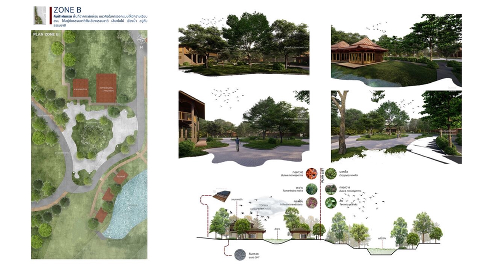 ออกแบบภูมิทัศน์สวนสวย รับจัดสวนสไตล์ไทย บริการทั่วไทย