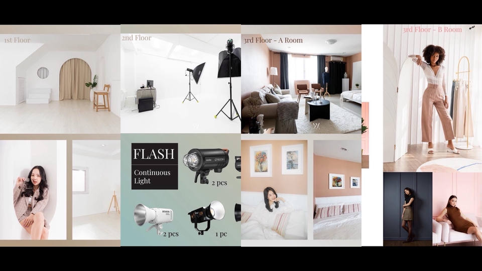 เช่าสตูดิโอถ่ายภาพ กรุงเทพฯ สตูดิโอให้เช่าพร้อมอุปกรณ์ไฟ