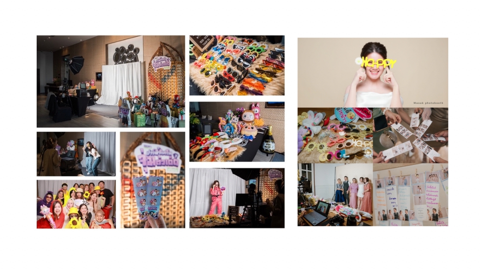 เช่า Photo booth งานแต่ง ราคาถูก พร็อพน่ารัก