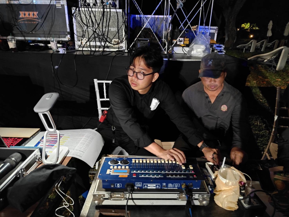 Stage manager งาน New Year's countdown ของ โรงแรมเซ็นทาราหัวหิน
