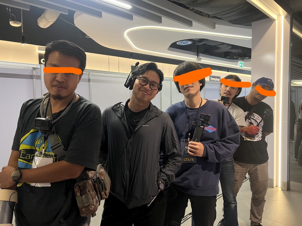 แบคสเตจงาน Halloween live Lazada