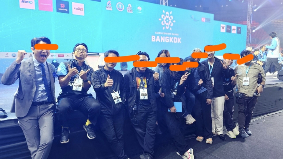 Back stage งาน Asian E-sport Games Bangkok