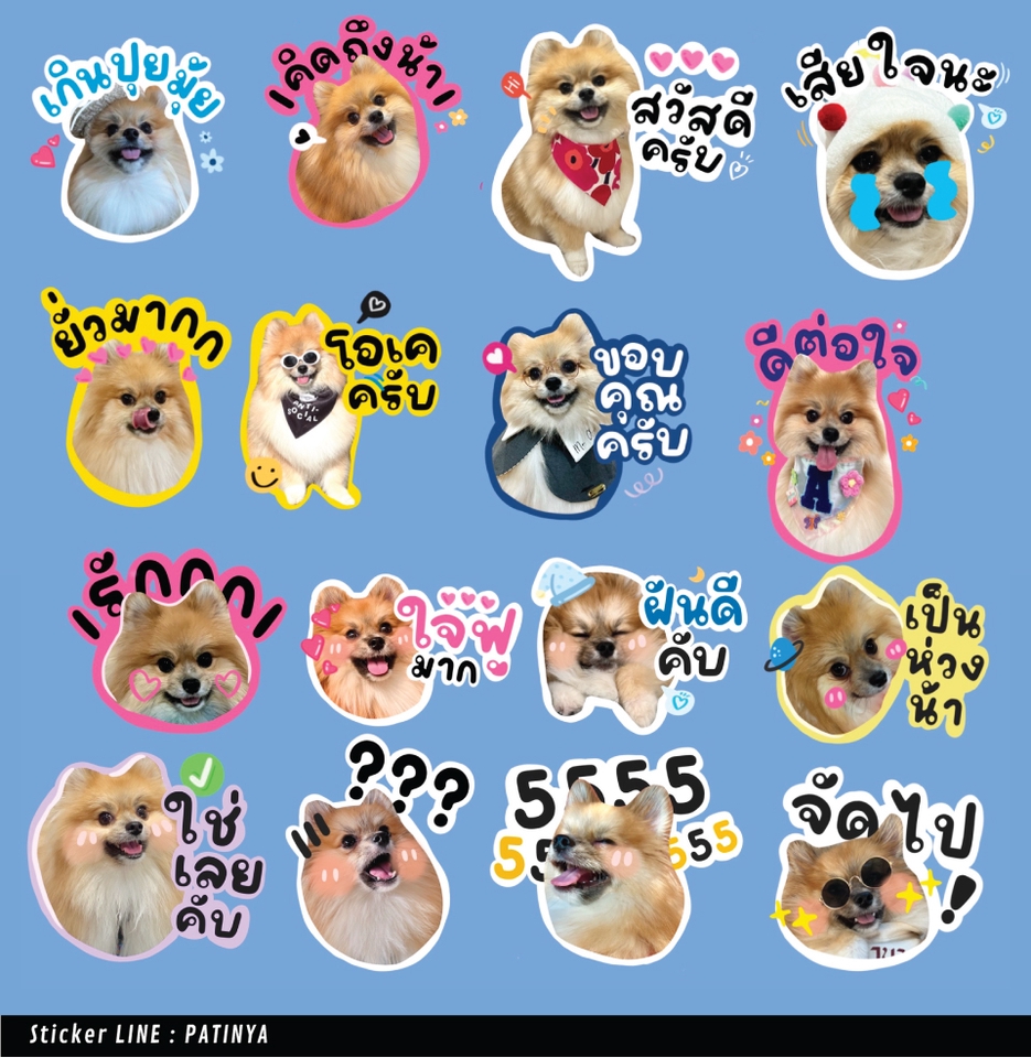 ออกแบบ LINE Sticker - ออกแบบ Sticker LINE จากรูปตัวเองในสไตล์ของคุณเองงง - 8