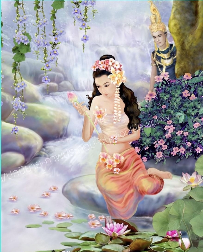 วาดภาพประกอบเทพนิยาย ภาพวาดดิจิตอล ภาพประกอบเรื่องราว