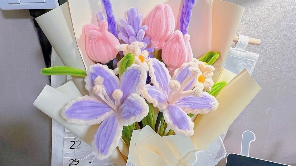 ดอกไม้ลวดกำมะหยี่