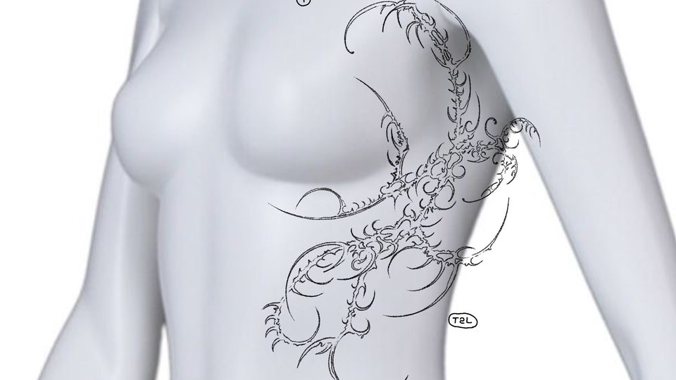 ออกแบบลายสักผู้หญิง ลายสักแขนสไตล์มินิมอลสวยๆ