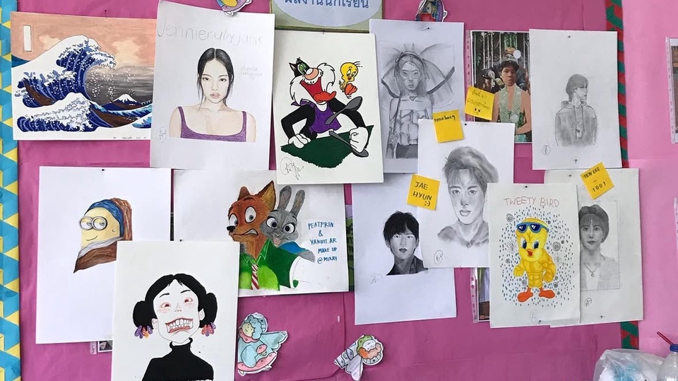 วาดเลียนแบบ ออกแบบวาดรูป