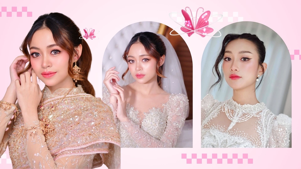 ช่างแต่งหน้ารับปริญญา แต่งหน้าเจ้าสาว ทำผมเจ้าสาว สวยปัง