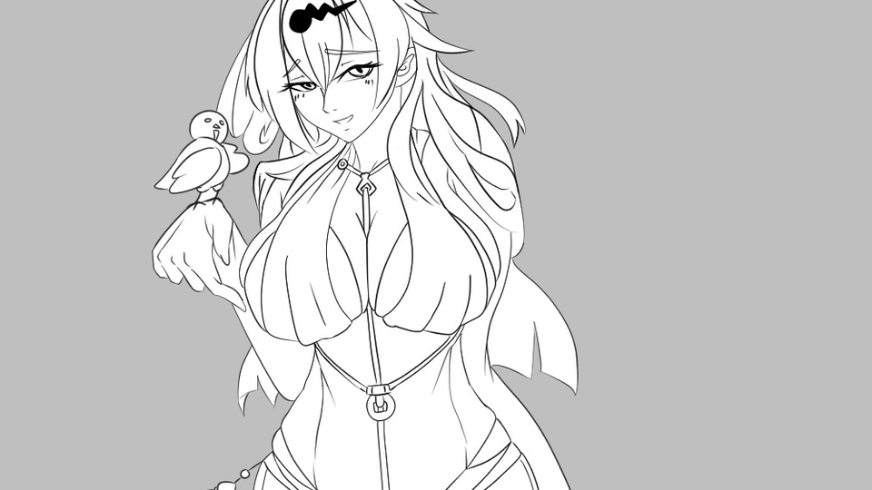 Beach Day Yixuan Costume Design Sketch 1
