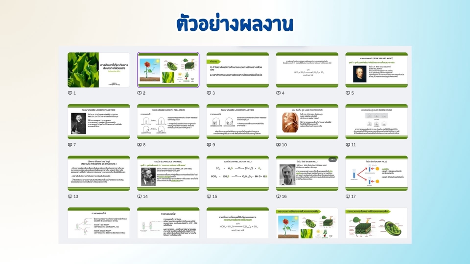 รับทำพรีเซนเทชั่นมืออาชีพ  งานวิชาการ