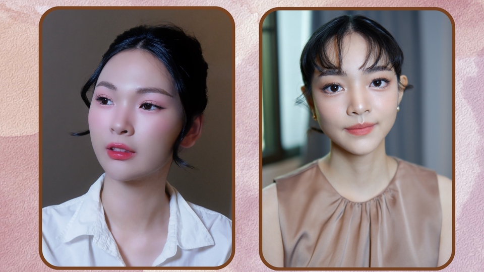 รับแต่งหน้าเจ้าสาวและเพื่อนเจ้าสาว แต่งหน้าสไตล์เกาหลีสวยหวาน