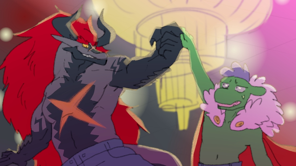 ตัวอย่างงาน 2 Characters Clean Color