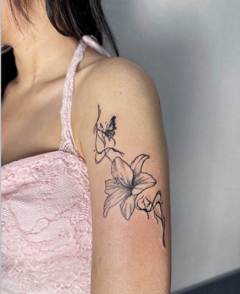 สักลาย - รับสักลาย หาหุ่นสักสะสมผลงาน ช่างสักผู้หญิง - 6