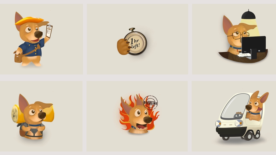 ออกแบบคาแรคเตอร์การ์ตูนตามสั่ง