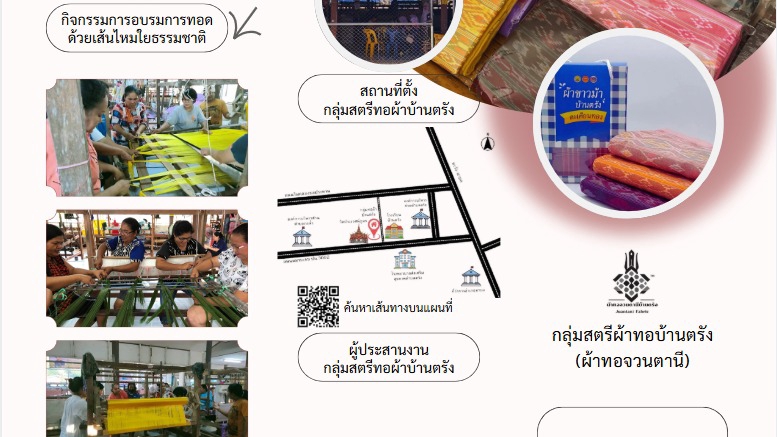แผ่นผับสามตอนใช้ในการจัดนิทรรศการ