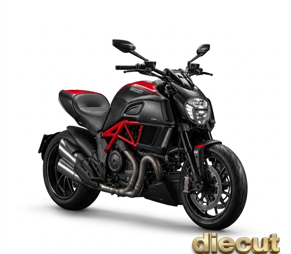 รับตัดต่อภาพมอเตอร์ไซค์ Ducati Diavel สีดำแดงかっこดีมากครับ รับแต่งรูปภาพด้วย Photoshop ให้ภาพสวยขึ้น ปรับแสงให้ดีขึ้น รับทำ Photoshop ไดคัทภาพสวยๆ เปลี่ยนแปลงภาพ แก้ไขภาพให้ดูดีขึ้นตามต้องการ