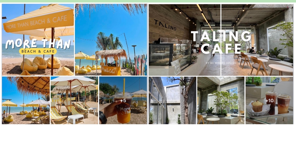 รับรีวิวร้านอาหารและสถานที่ท่องเที่ยว Talting Cafe และ More Than Beach Cafe