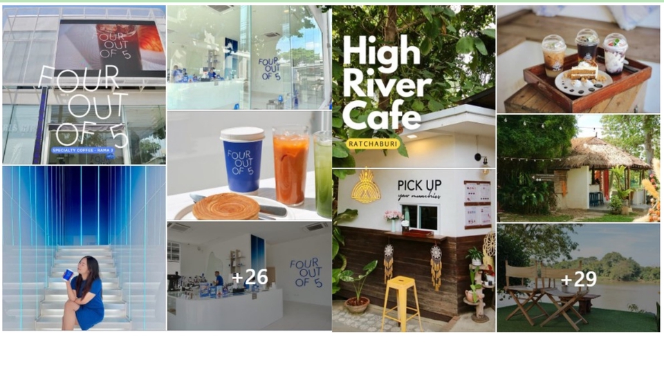 เน็ตไอดอลรีวิว High River Cafe คาเฟ่บรรยากาศดี บล็อกเกอร์รีวิวร้านอาหาร รีวิวอาหาร