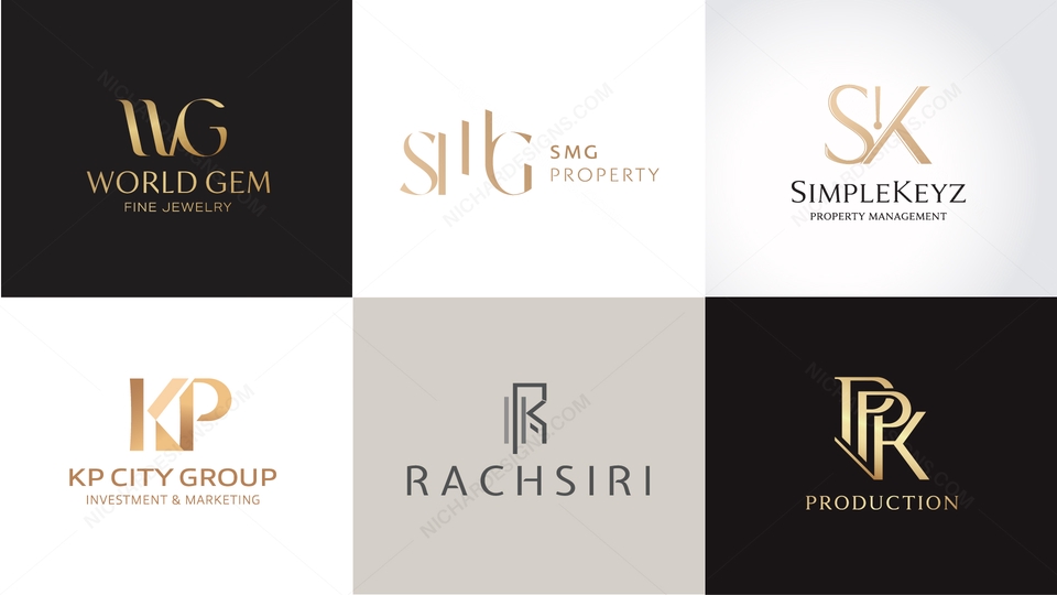 ออกแบบโลโก้หรูหรา  โลโก้ธุรกิจสวยงาม