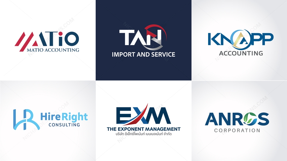 รับออกแบบโลโก้บริษัทมืออาชีพ สวยหรูทันสมัย
