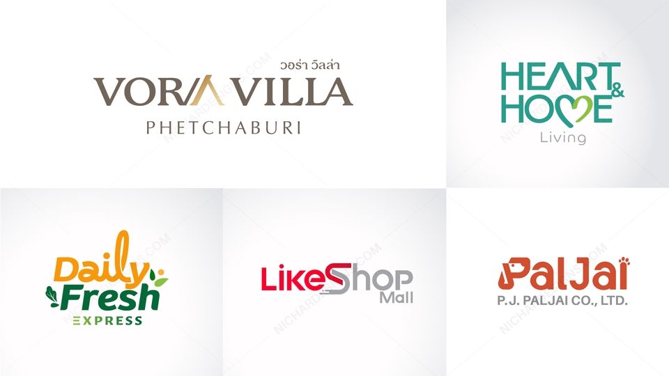 รับออกแบบโลโก้สวยงาม  สไตล์มินิมอล  โลโก้ธุรกิจต่างๆ