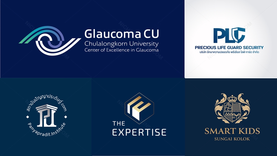 รับออกแบบโลโก้มืออาชีพ หลากหลายสไตล์