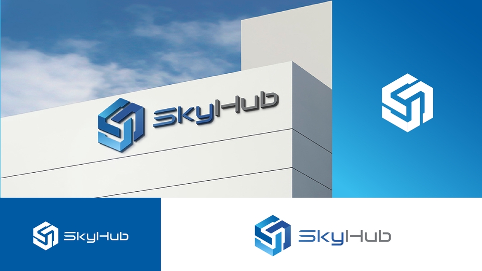 ออกแบบโลโก้SkyHub  รับออกแบบโลโก้บริษัท