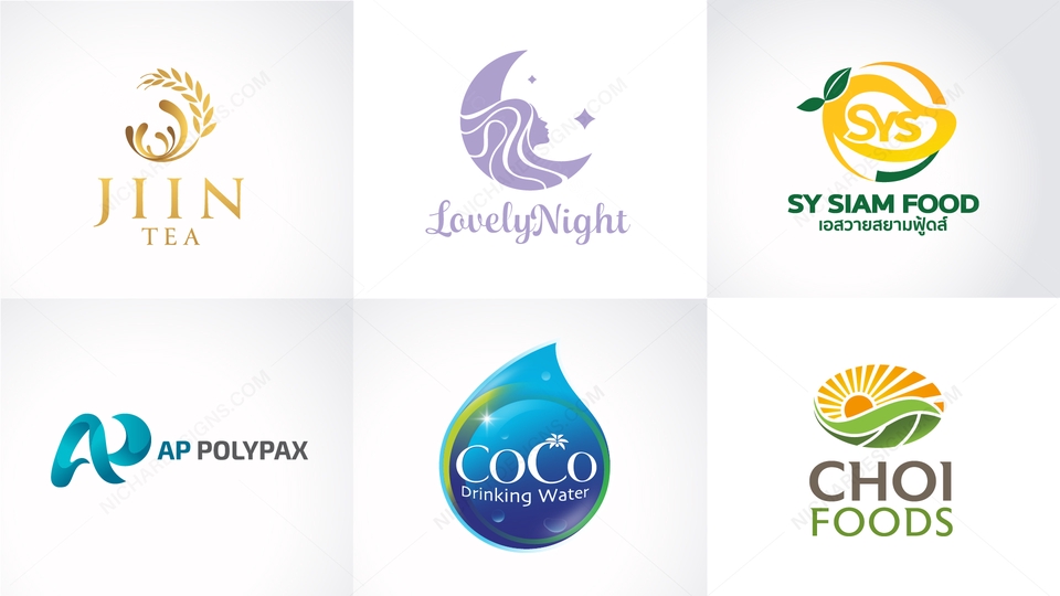รับออกแบบโลโก้สวยๆ  โลโก้สินค้า  โลโก้ร้านอาหาร  บริการออกแบบโลโก้มืออาชีพ